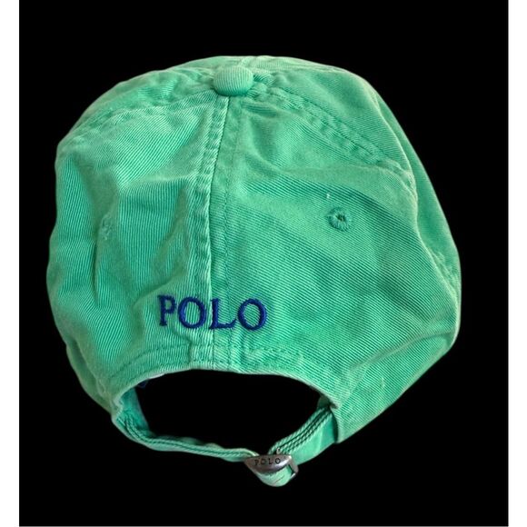 Polo Ralph Lauren Men's Green Cotton Twill Ball Cap Hat One Size Embroidered - Picture 4 of 7